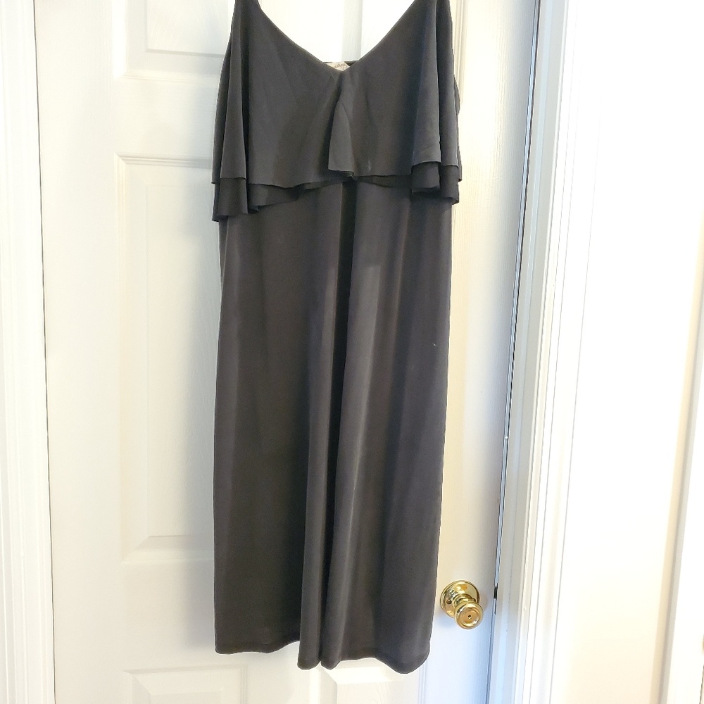Mystree Gray Stretch Sundress